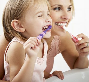 preventive care brushing teeth